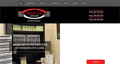 Desktop Screenshot of mastereyememphis.com
